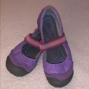 Keen Rivington MJ Youth Round Toe Canvas Purple
